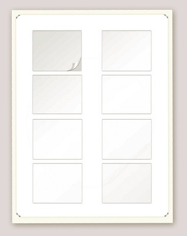 24 Hojas Azucar Frostino - Rectangulos de 2x3.5